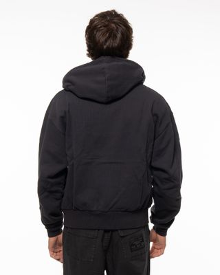UMBRO COMPACT MASKED ZIP HOODIE BLACK