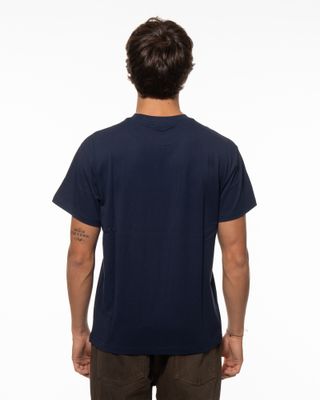 PLEASURES THESAURUS SS TEE NAVY