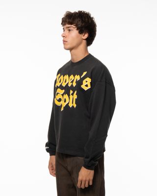 PLEASURES SPIT CREWNECK BLACK