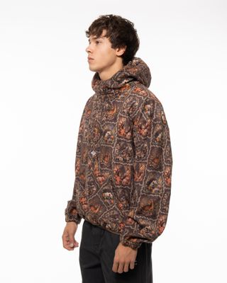 UMBRO CUB FLEECE ANORAK LIGHT BROWN