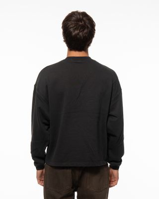 PLEASURES SPIT CREWNECK BLACK