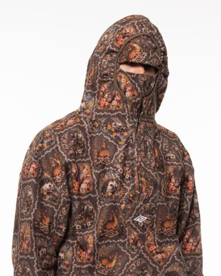 UMBRO CUB FLEECE ANORAK LIGHT BROWN