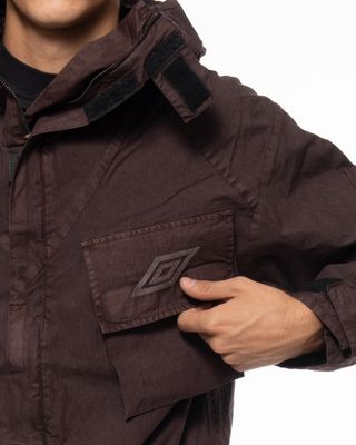 UMBRO MIDFIELD JACKET PLUM GREY