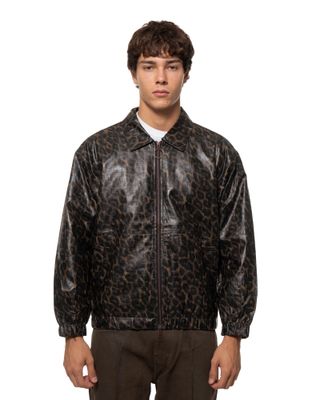 PLEASURES LEOPARD WAXED JACKET