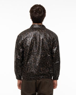 PLEASURES LEOPARD WAXED JACKET