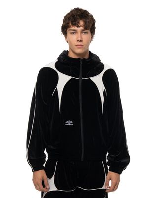 UMBRO VELVET JESTER TRACKSUIT BLACK