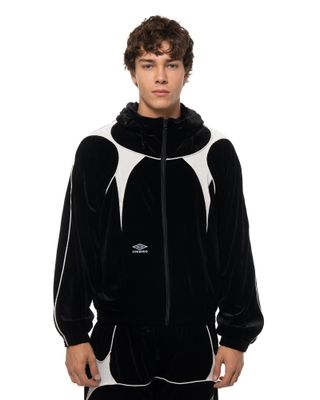 UMBRO VELVET JESTER TRACKSUIT BLACK