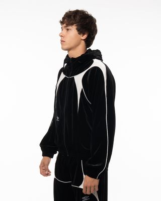 UMBRO VELVET JESTER TRACKSUIT BLACK
