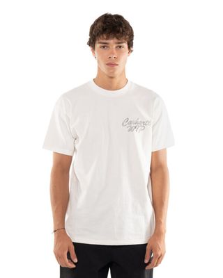 CARHARTT WIP HATCHING SCRIPT SS TEE WAX