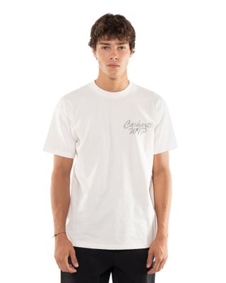 CARHARTT WIP HATCHING SCRIPT SS TEE WAX