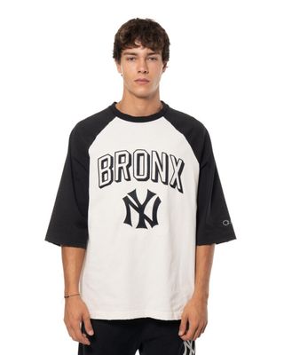CHAMPION X MLB 3/4 SLEEVE TEE WHITE
