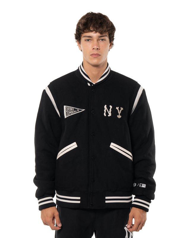 CHAMPION X MLB BOMBER JACKET BLACK