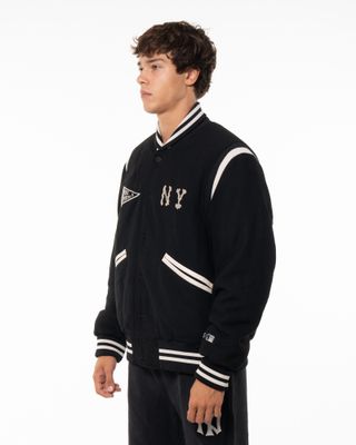 CHAMPION X MLB BOMBER JACKET BLACK