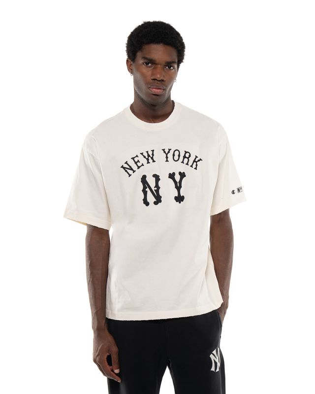 CHAMPION X MLB SS TEE WHITE
