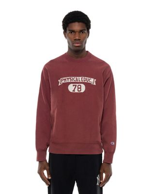 CHAMPION CREWNECK SWEATSHIRT BURGUNDY