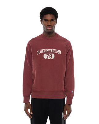 CHAMPION CREWNECK SWEATSHIRT BURGUNDY