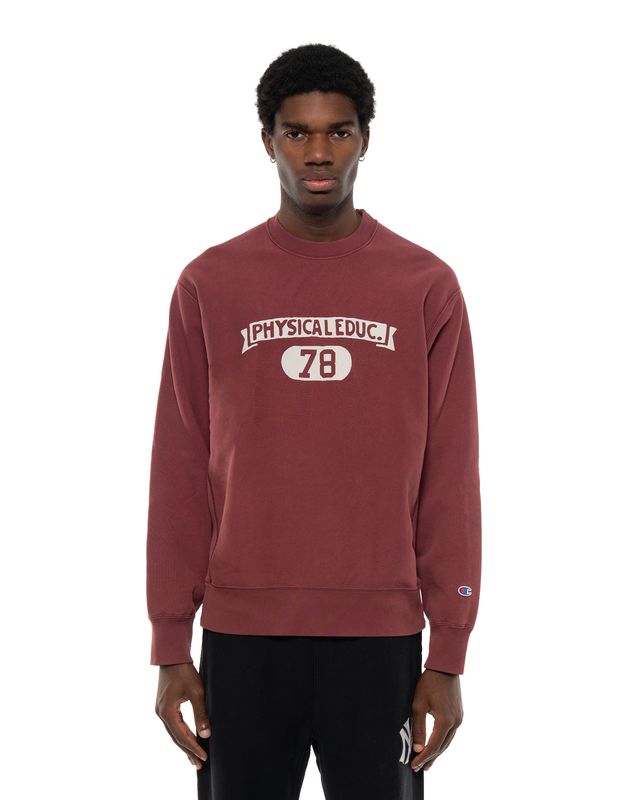 CHAMPION CREWNECK SWEATSHIRT BURGUNDY