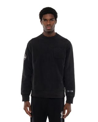 CHAMPION X MLB CREWNECK SWEATSHIRT BLACK