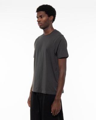 C.P. COMPANY COMFORT LOGO SS TEE BLACK