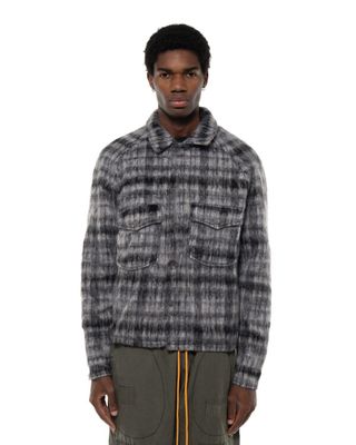 DIET STARTS MONDAY MOHAIR FLANNEL GREY