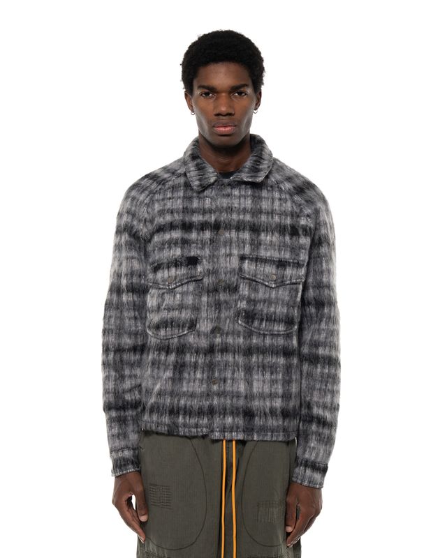 DIET STARTS MONDAY MOHAIR FLANNEL GREY