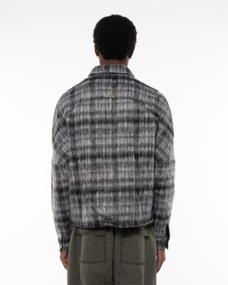 DIET STARTS MONDAY MOHAIR FLANNEL GREY