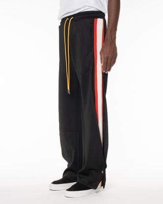 DIET STARTS MONDAY STRIPED SNAP PANTS