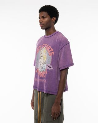 DIET STARTS MONDAY HOLLYWOOD TEE PURPLE