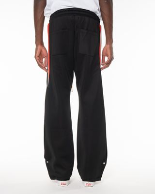 DIET STARTS MONDAY STRIPED SNAP PANTS
