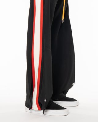 DIET STARTS MONDAY STRIPED SNAP PANTS