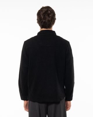 HIKING PATROL EDGE KNIT ZIP SHIRT BLACK