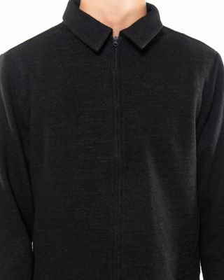 HIKING PATROL EDGE KNIT ZIP SHIRT BLACK
