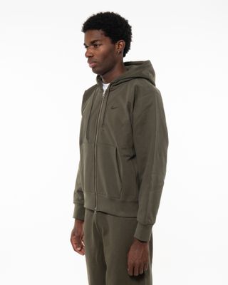 NIKE NRG 560 FLEECE FZ HOODIE CARGO KHAK