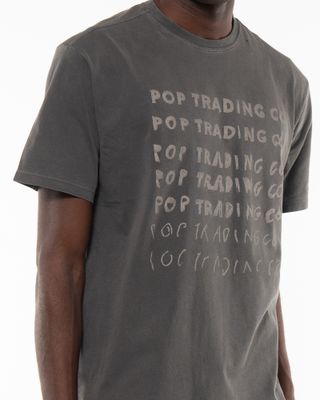 POP TRADING COMPANY SKETCHY SS TEE BLACK