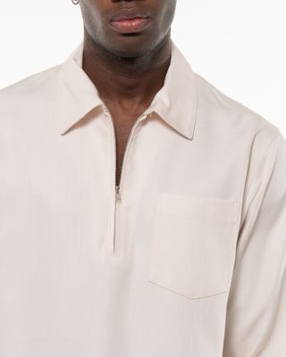 ROLD SKOV ZIP SHIRT ICE