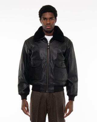 WALK IN PARIS X SCHOTT NYC FLIGHT JACKET