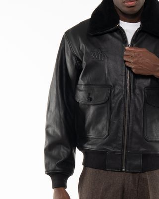 WALK IN PARIS X SCHOTT NYC FLIGHT JACKET