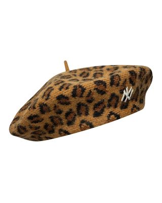 NEW ERA LEOPARD BERET YANKEES