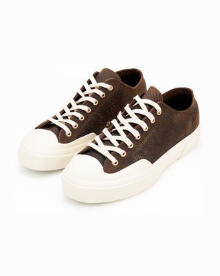 SUPERGA 2432 WORKS TUMBLED LEATHER BROWN