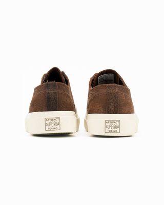 SUPERGA 2432 WORKS TUMBLED LEATHER BROWN