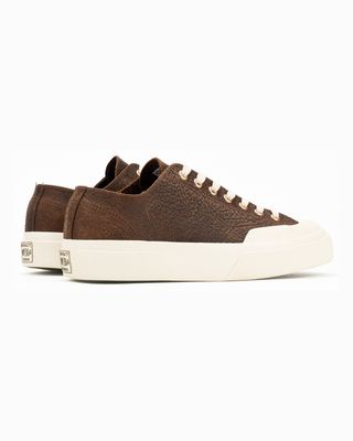 SUPERGA 2432 WORKS TUMBLED LEATHER BROWN
