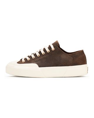 SUPERGA 2432 WORKS TUMBLED LEATHER BROWN