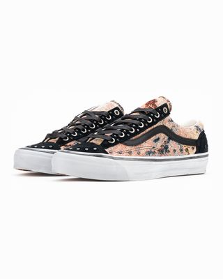 VANS LX OLD SKOOL 36 FLORAL RIVETS BLACK