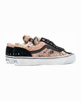 VANS LX OLD SKOOL 36 FLORAL RIVETS BLACK