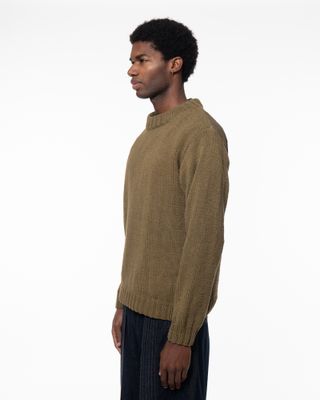 MAHARISHI UPCYCLED KNITTED CREWNECK