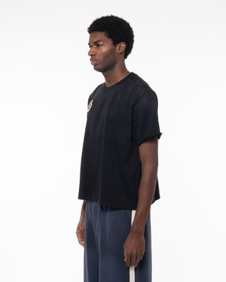 424 CREST CAPPED TEE VINTAGE BLACK