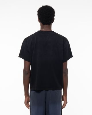 424 CREST CAPPED TEE VINTAGE BLACK