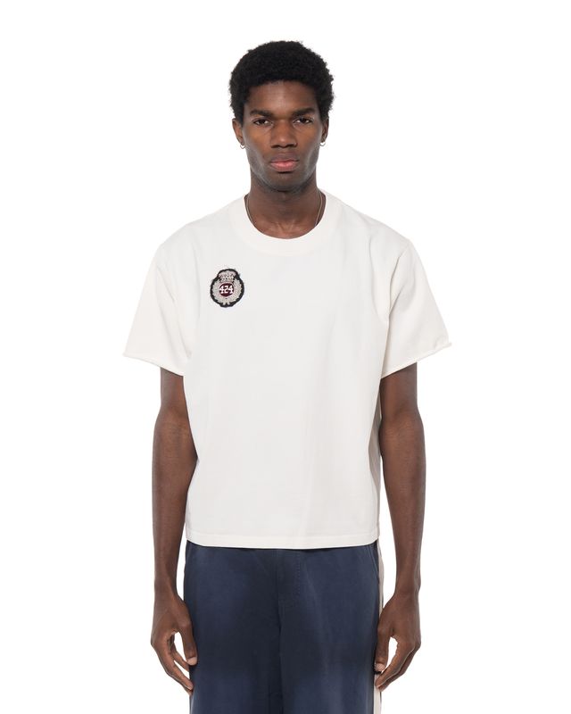 apparel-26 424 CREST CAPPED TEE IVORY