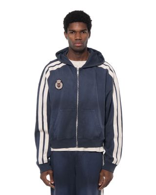 424 CREST HOODIE DEEP NAVY