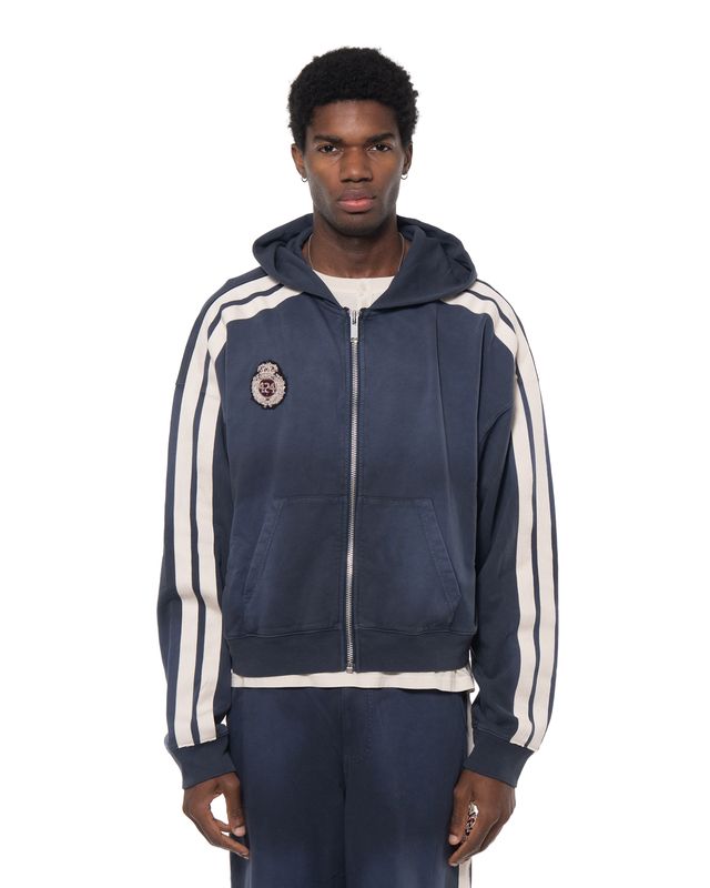 424 CREST HOODIE DEEP NAVY